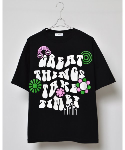 RAD CHAMP(ラッドチャンプ)/レトロヒッピービッグシルエットTシャツ/img36