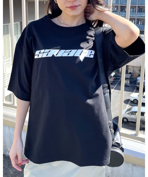 RAD CHAMP(ラッドチャンプ)/ダイス両面プリント ビッグシルエットTシャツ/img27