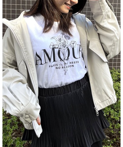 RAD CHAMP(ラッドチャンプ)/AMOUR 花柄プリントTシャツ/img12