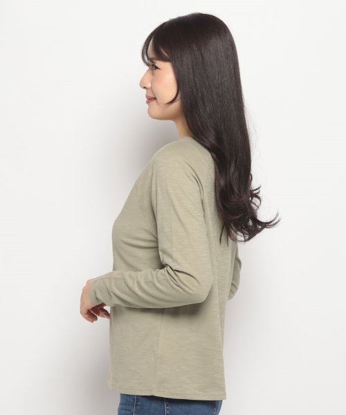 BENETTON (women)(ベネトン（レディース）)/クルーネックラグランスリーブ長袖Tシャツ・カットソー/img36