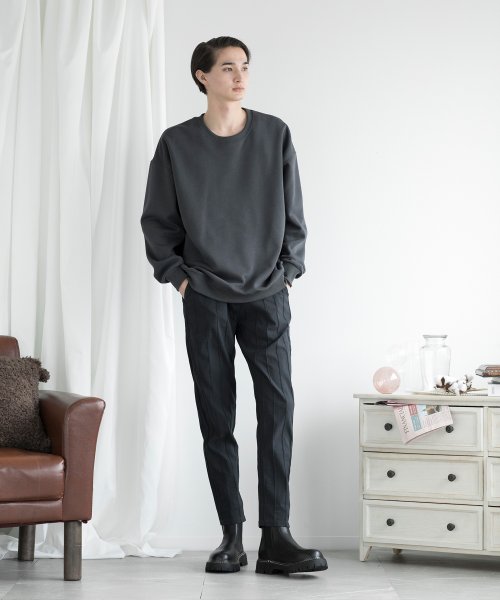 aimoha(aimoha（アイモハ）)/aimoha men STRIPE SLIM SLACKS ストライプスリムパンツ/img18