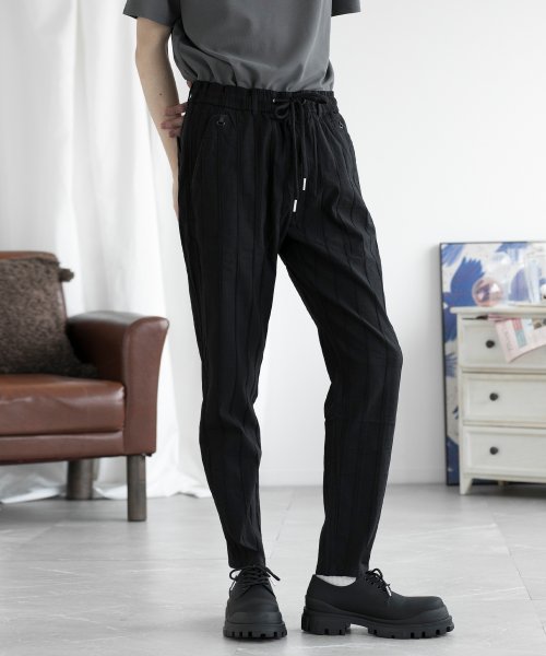 aimoha(aimoha（アイモハ）)/aimoha men STRIPE SLIM SLACKS ストライプスリムパンツ/img37