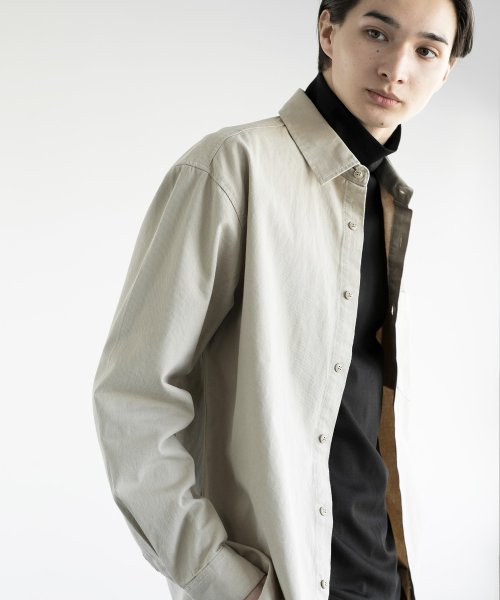 aimoha(aimoha（アイモハ）)/aimoha men SLIM FIT SHIRT デニムシャツ/img01