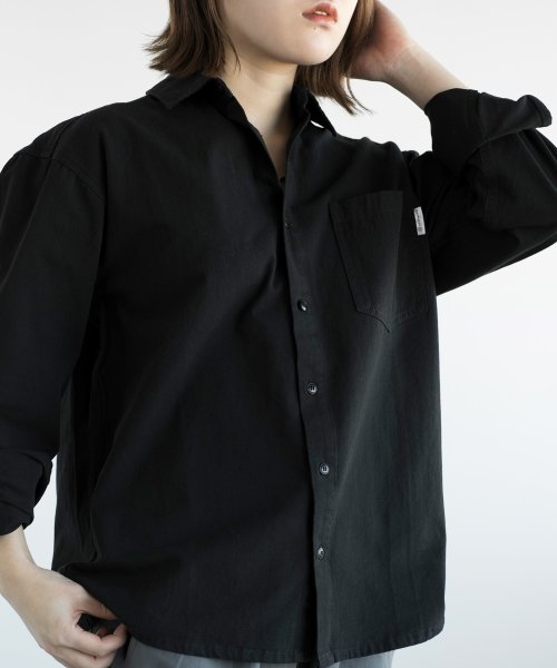 aimoha(aimoha（アイモハ）)/aimoha men SLIM FIT SHIRT デニムシャツ/img15