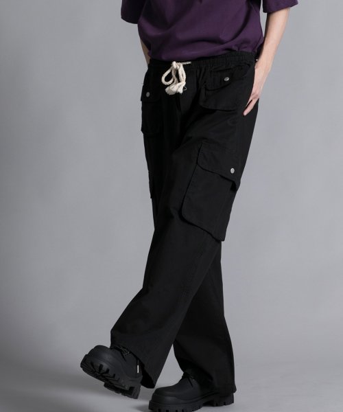 aimoha(aimoha（アイモハ）)/【aimoha neo】WIDE CARGO POCKET PANTS/img06