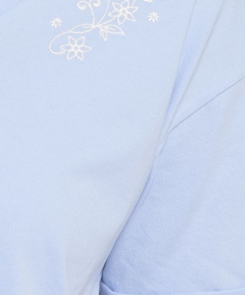 BENETTON (women)(ベネトン（レディース）)/花柄刺繍Vネック半袖Tシャツ・カットソー/img16