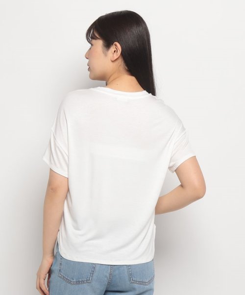 BENETTON (women)(ベネトン（レディース）)/クルーネックドロップショルダー半袖Tシャツ・カットソー/img06