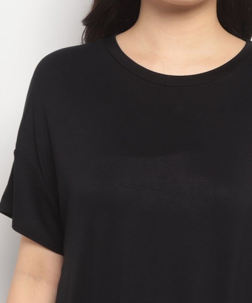 BENETTON (women)(ベネトン（レディース）)/クルーネックドロップショルダー半袖Tシャツ・カットソー/img15