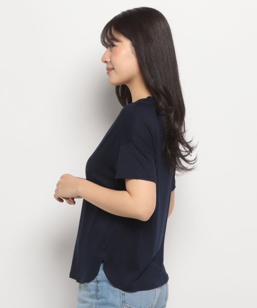 BENETTON (women)(ベネトン（レディース）)/クルーネックドロップショルダー半袖Tシャツ・カットソー/img21