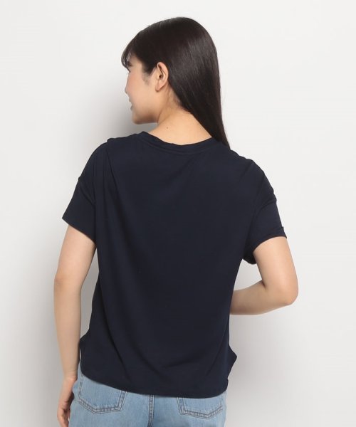 BENETTON (women)(ベネトン（レディース）)/クルーネックドロップショルダー半袖Tシャツ・カットソー/img22