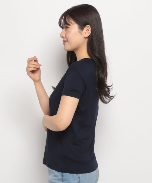 BENETTON (women)(ベネトン（レディース）)/ビスコースVネック半袖Tシャツ・カットソー/img21