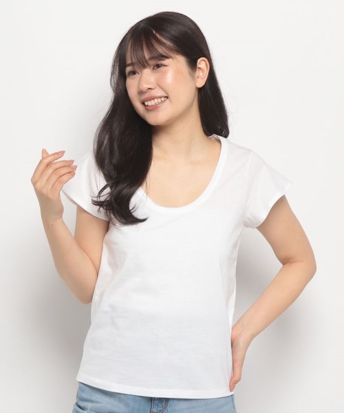 BENETTON (women)(ベネトン（レディース）)/Uネック半袖Tシャツ・カットソー/img17