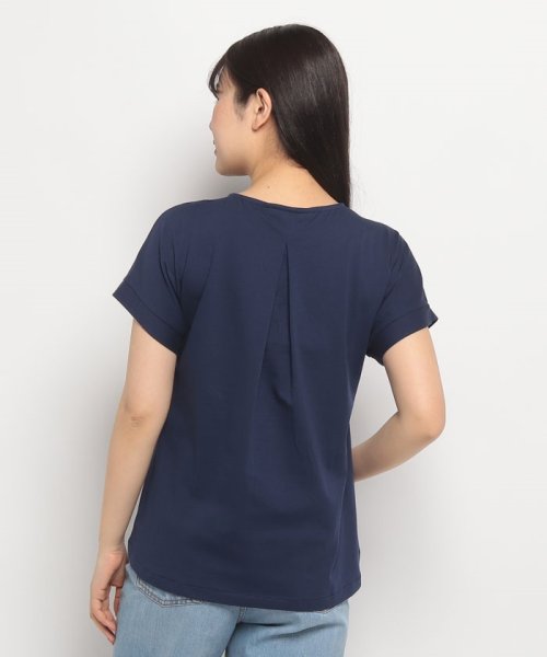 BENETTON (women)(ベネトン（レディース）)/クルーネックバックプリーツ半袖Tシャツ・カットソー/img14