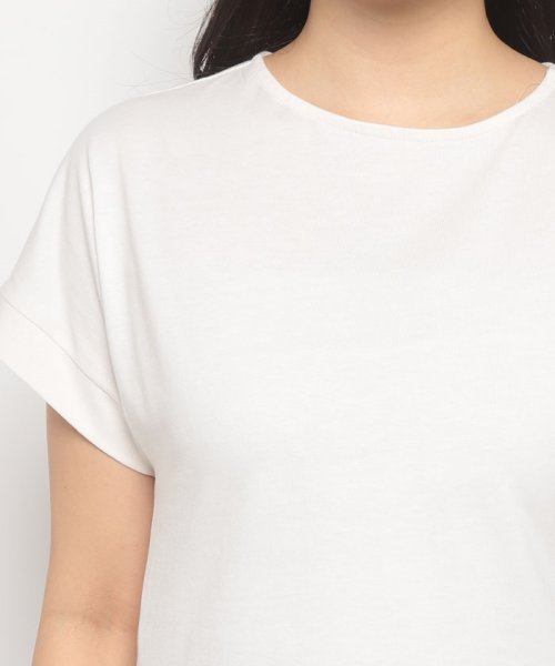 BENETTON (women)(ベネトン（レディース）)/クルーネックバックプリーツ半袖Tシャツ・カットソー/img23