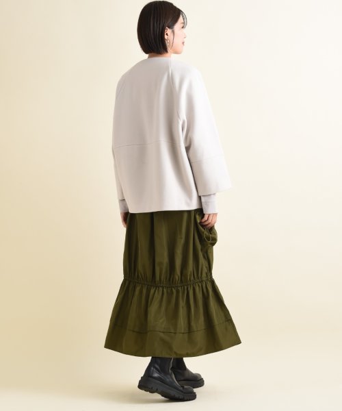 INTERPLANET(インタープラネット)/【ＣＹＮＩＣＡＬ】タフタポケット裾ギャザースカート/img09