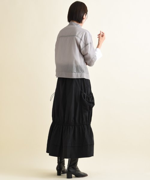 INTERPLANET(インタープラネット)/【ＣＹＮＩＣＡＬ】タフタポケット裾ギャザースカート/img45
