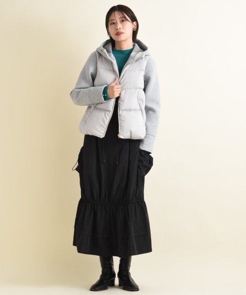 INTERPLANET(インタープラネット)/【ＣＹＮＩＣＡＬ】タフタポケット裾ギャザースカート/img50