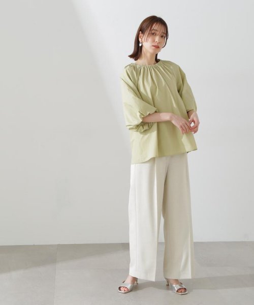 N Natural Beauty Basic(エヌナチュラルビューティベーシック)/スラブツイードワイドパンツ《S Size Line》/img27