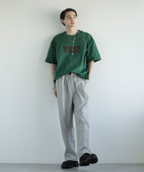 aimoha(aimoha（アイモハ）)/aimoha men PARACHUTE PANTS　ベルト付きパラシュート パンツ/img11