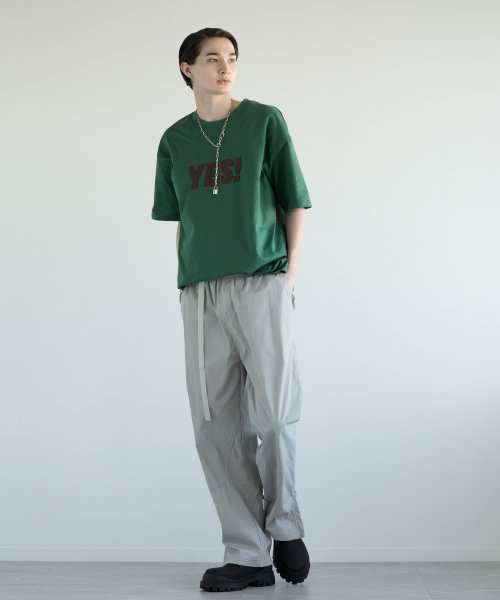 aimoha(aimoha（アイモハ）)/aimoha men PARACHUTE PANTS　ベルト付きパラシュート パンツ/img12