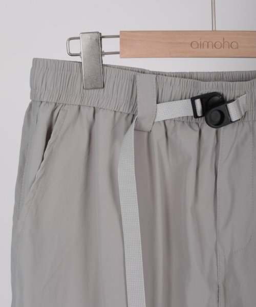 aimoha(aimoha（アイモハ）)/aimoha men PARACHUTE PANTS　ベルト付きパラシュート パンツ/img36