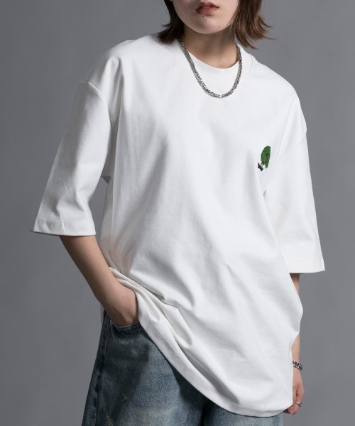 aimoha(aimoha（アイモハ）)/【aimoha neo】 HEAVY COTTON BONSAI T SHIRT/img17