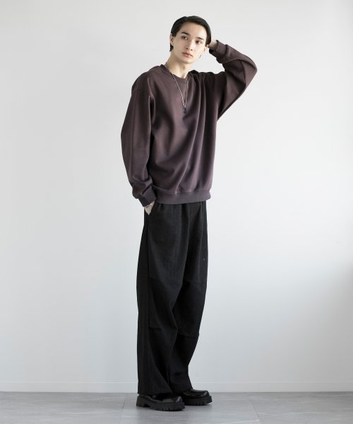 aimoha(aimoha（アイモハ）)/aimoha men HEAVY COTTON BASIC SWEAT ベーシックスウェット/img04