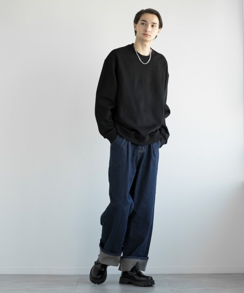 aimoha(aimoha（アイモハ）)/aimoha men HEAVY COTTON BASIC SWEAT ベーシックスウェット/img14