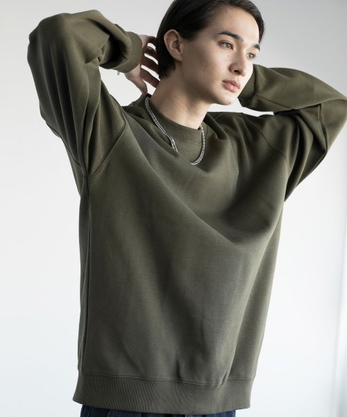 aimoha(aimoha（アイモハ）)/aimoha men HEAVY COTTON BASIC SWEAT ベーシックスウェット/img20