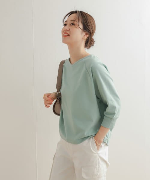 『UR GREEN』ミニ裏毛ラグランプルオーバー 人気・おすすめ｜使いやすい・旅行におすすめ 品質保証 全国発送 正規品・日本国内発送・安心保証付き