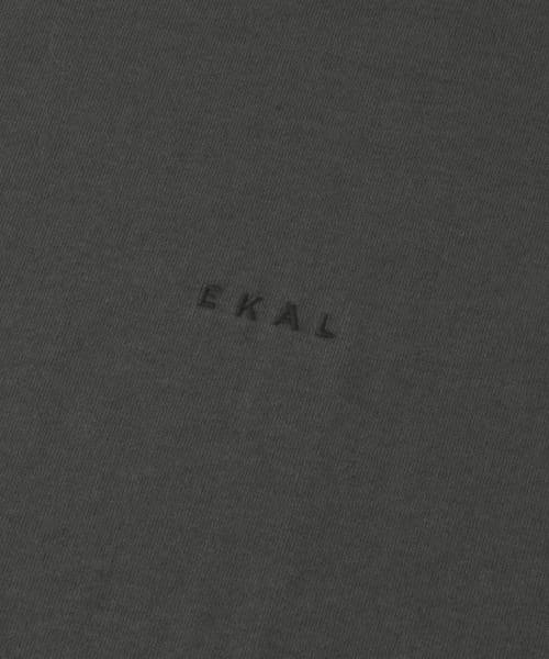 EKAL(EKAL)/エンブロイダリースモールロゴTシャツ/img24