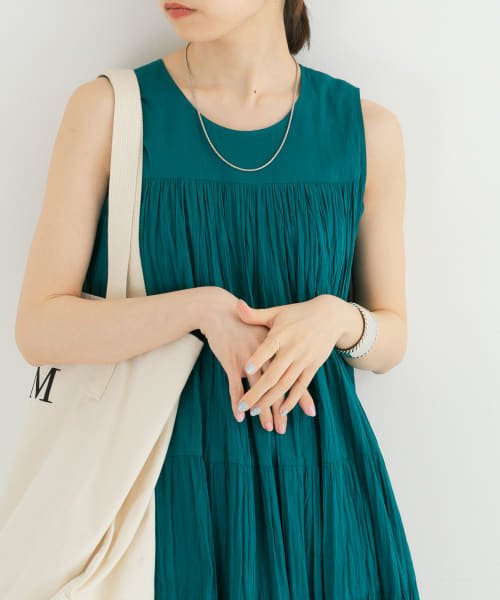 『一部WEB限定カラー』ティアードクリンクルワンピース 人気・おすすめ｜使いやすい・旅行におすすめ 品質保証 全国発送 在庫限り