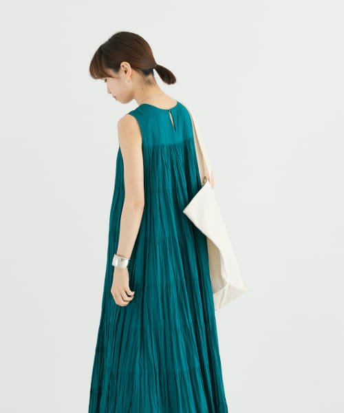 『一部WEB限定カラー』ティアードクリンクルワンピース 人気・おすすめ｜使いやすい・旅行におすすめ 品質保証 全国発送 在庫限り