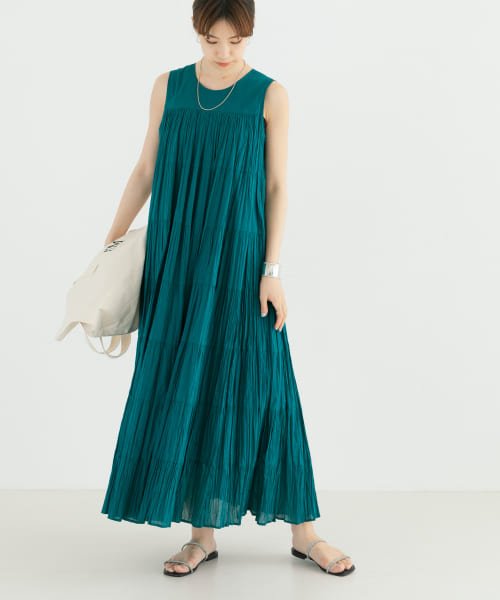 『一部WEB限定カラー』ティアードクリンクルワンピース 人気・おすすめ｜使いやすい・旅行におすすめ 品質保証 全国発送 在庫限り