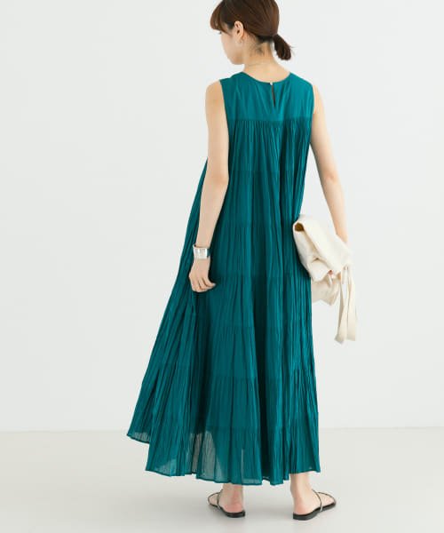 『一部WEB限定カラー』ティアードクリンクルワンピース 人気・おすすめ｜使いやすい・旅行におすすめ 品質保証 全国発送 在庫限り