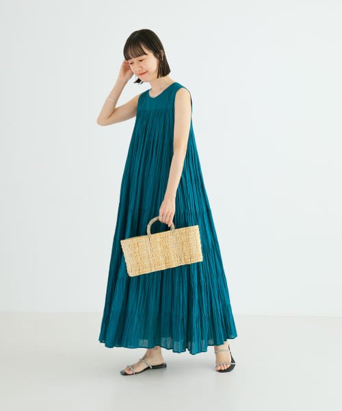 『一部WEB限定カラー』ティアードクリンクルワンピース 人気・おすすめ｜使いやすい・旅行におすすめ 品質保証 全国発送 在庫限り