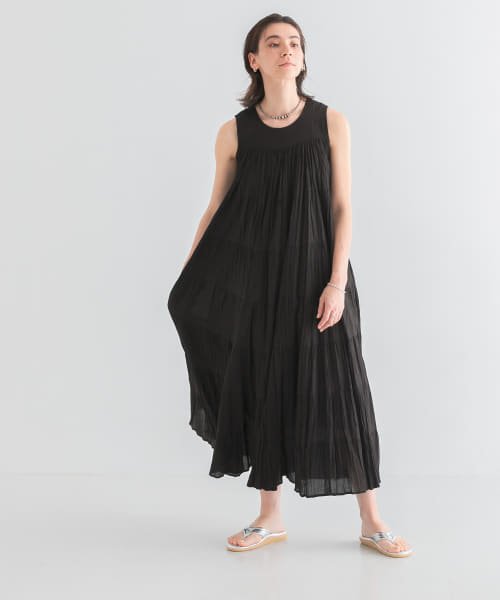 『一部WEB限定カラー』ティアードクリンクルワンピース 人気・おすすめ｜使いやすい・旅行におすすめ 品質保証 全国発送 在庫限り