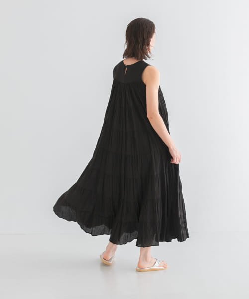 『一部WEB限定カラー』ティアードクリンクルワンピース 人気・おすすめ｜使いやすい・旅行におすすめ 品質保証 全国発送 在庫限り