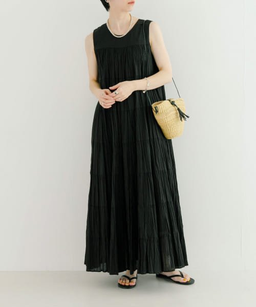 『一部WEB限定カラー』ティアードクリンクルワンピース 人気・おすすめ｜使いやすい・旅行におすすめ 品質保証 全国発送 在庫限り