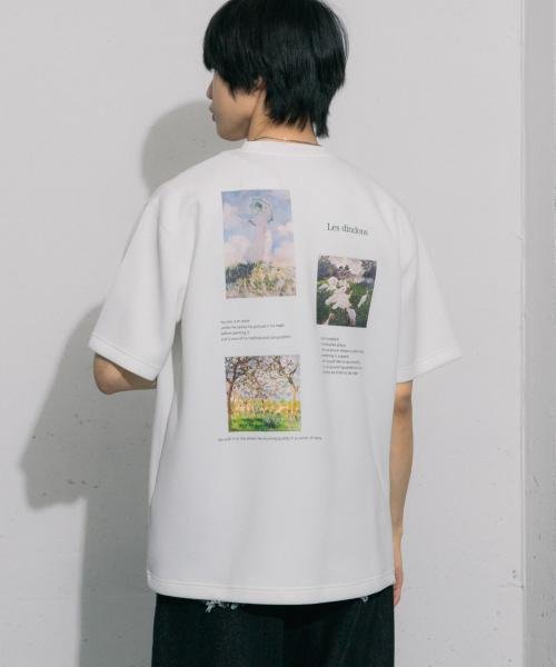 SENSE OF PLACE by URBAN RESEARCH(センスオブプレイス バイ アーバンリサーチ)/『別注』Claude Monet　グラフィックアートTシャツ(5分袖)A/img13