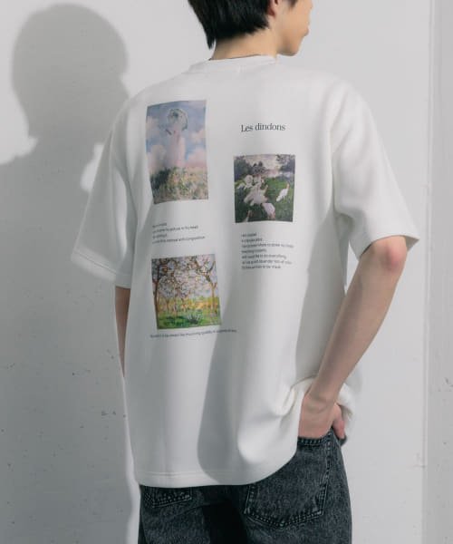 SENSE OF PLACE by URBAN RESEARCH(センスオブプレイス バイ アーバンリサーチ)/『別注』Claude Monet　グラフィックアートTシャツ(5分袖)A/img22