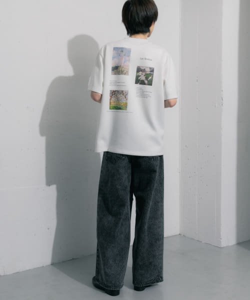 SENSE OF PLACE by URBAN RESEARCH(センスオブプレイス バイ アーバンリサーチ)/『別注』Claude Monet　グラフィックアートTシャツ(5分袖)A/img25