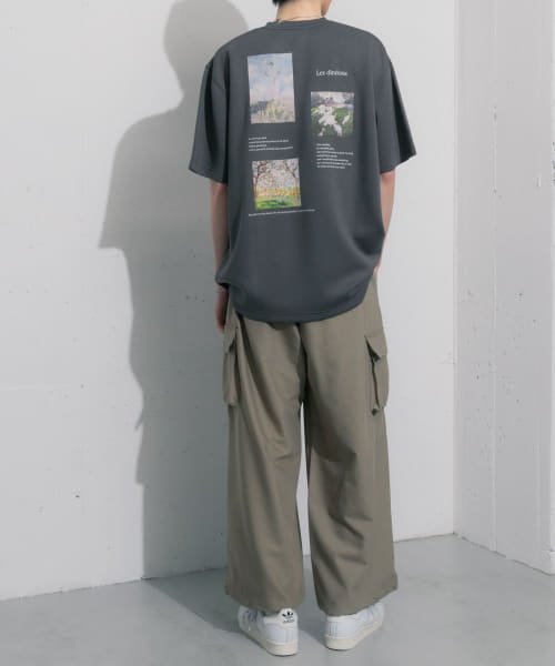 SENSE OF PLACE by URBAN RESEARCH(センスオブプレイス バイ アーバンリサーチ)/『別注』Claude Monet　グラフィックアートTシャツ(5分袖)A/img31