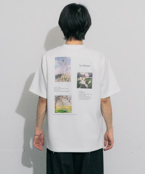 SENSE OF PLACE by URBAN RESEARCH(センスオブプレイス バイ アーバンリサーチ)/『別注』Claude Monet　グラフィックアートTシャツ(5分袖)A/img40