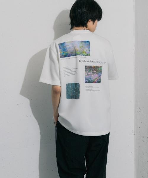 SENSE OF PLACE by URBAN RESEARCH(センスオブプレイス バイ アーバンリサーチ)/『別注』Claude Monet　グラフィックアートTシャツ(5分袖)B/img14