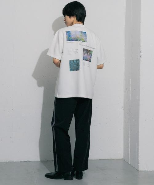 SENSE OF PLACE by URBAN RESEARCH(センスオブプレイス バイ アーバンリサーチ)/『別注』Claude Monet　グラフィックアートTシャツ(5分袖)B/img18