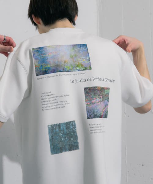 SENSE OF PLACE by URBAN RESEARCH(センスオブプレイス バイ アーバンリサーチ)/『別注』Claude Monet　グラフィックアートTシャツ(5分袖)B/img19