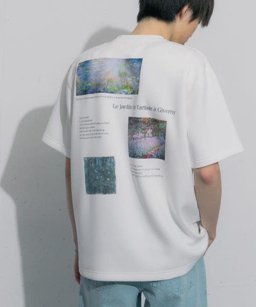 SENSE OF PLACE by URBAN RESEARCH(センスオブプレイス バイ アーバンリサーチ)/『別注』Claude Monet　グラフィックアートTシャツ(5分袖)B/img22