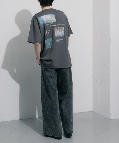 SENSE OF PLACE by URBAN RESEARCH(センスオブプレイス バイ アーバンリサーチ)/『別注』Claude Monet　グラフィックアートTシャツ(5分袖)B/img29
