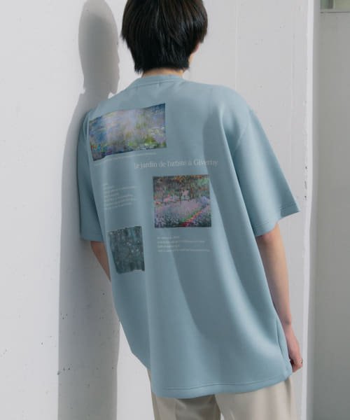 SENSE OF PLACE by URBAN RESEARCH(センスオブプレイス バイ アーバンリサーチ)/『別注』Claude Monet　グラフィックアートTシャツ(5分袖)B/img32